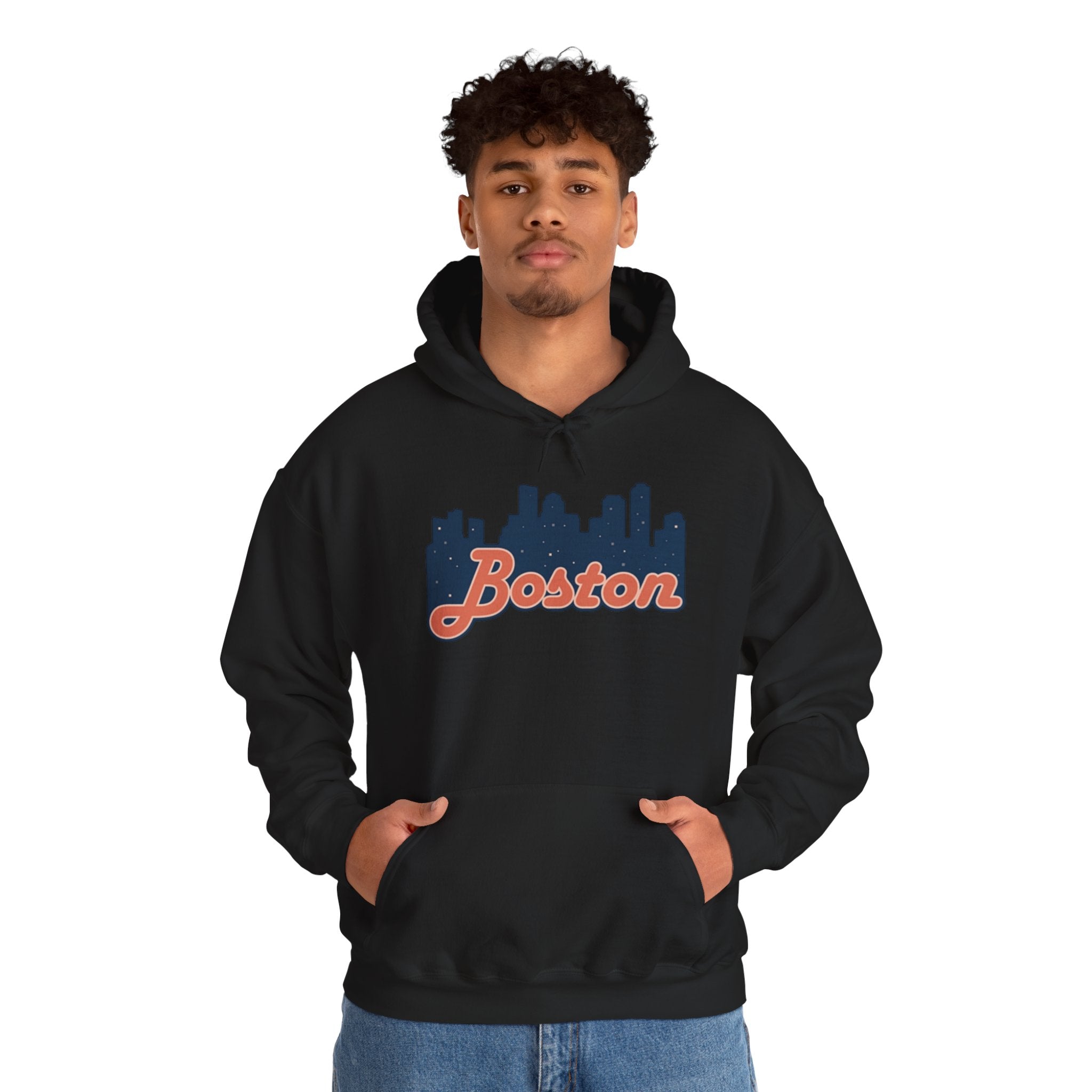 Boston Forever Hoodie — Boston Logo Hooded Sweatshirt