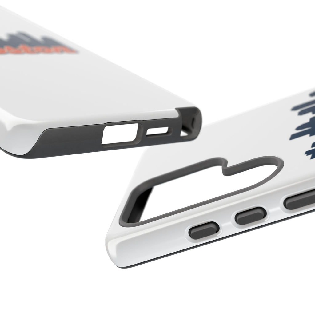 Boston Skyline Tough Phone Case — Vintage Script City Silhouette
