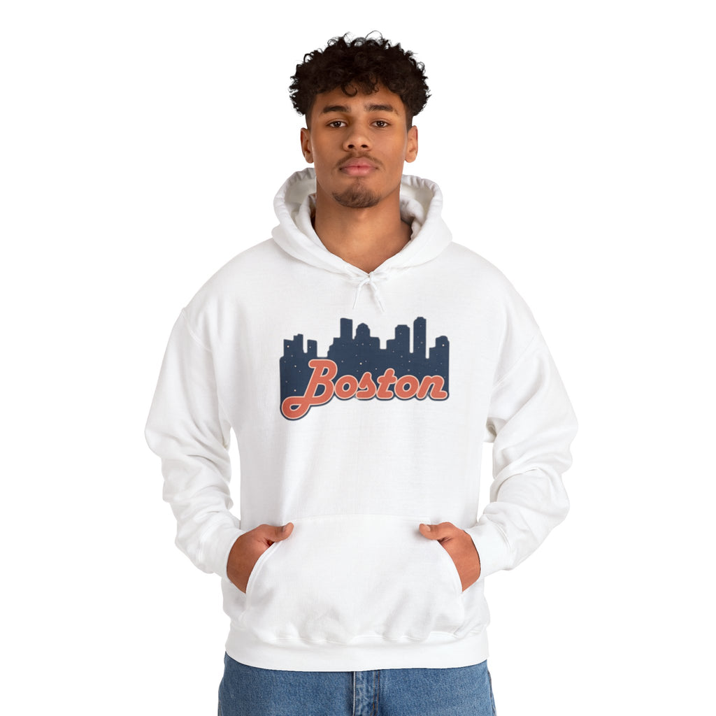 Boston Forever Hoodie — Boston Logo Hooded Sweatshirt