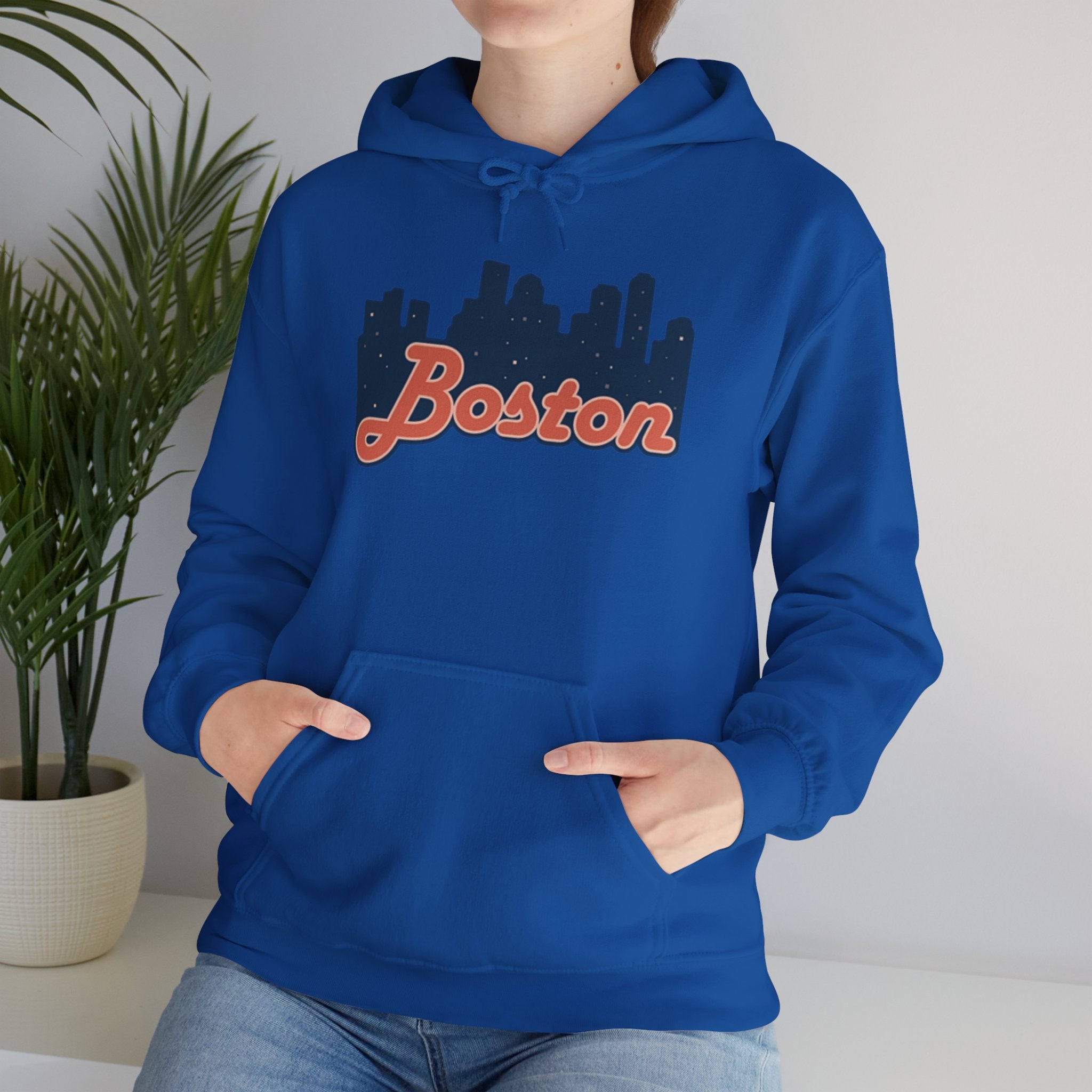 Boston Forever Hoodie — Boston Logo Hooded Sweatshirt