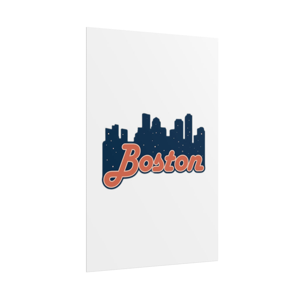 Boston Forever Rolled Poster — City Pride Wall Art
