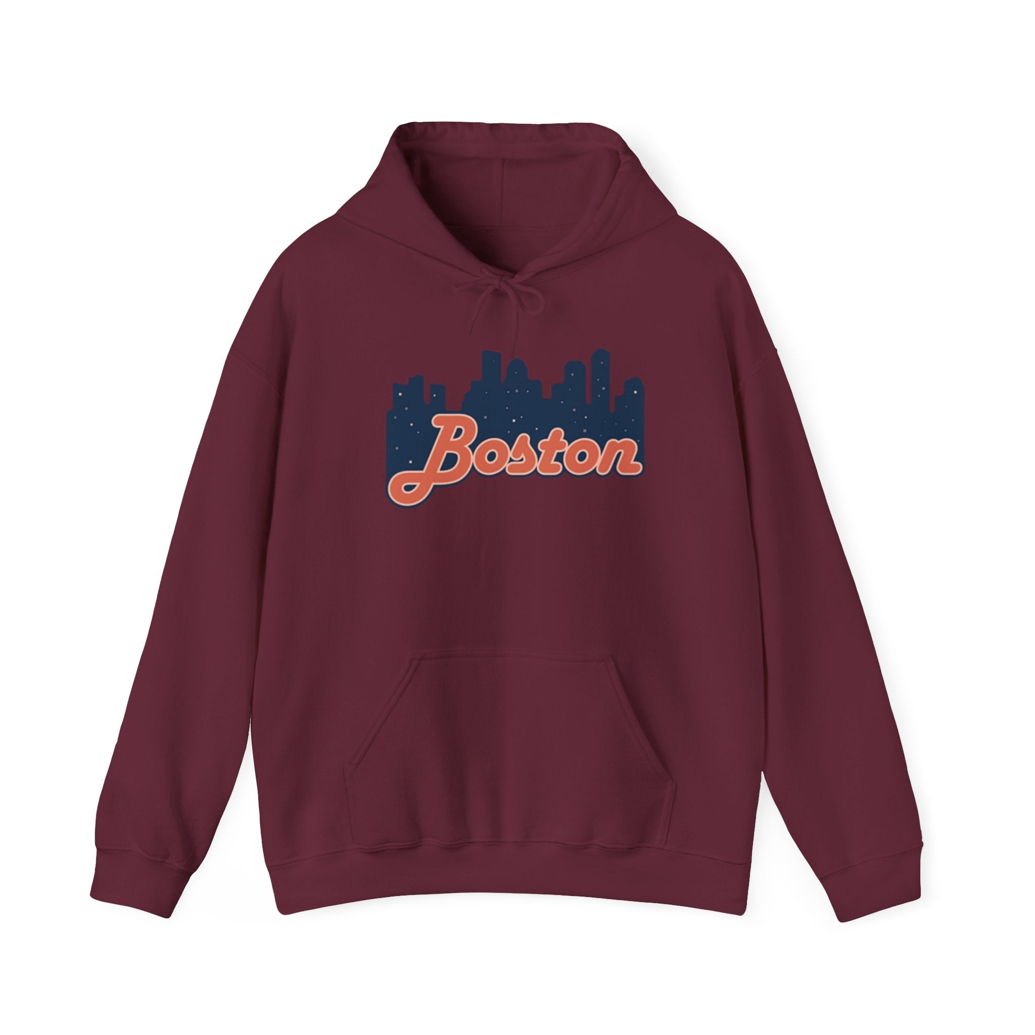 Boston Forever Hoodie — Boston Logo Hooded Sweatshirt