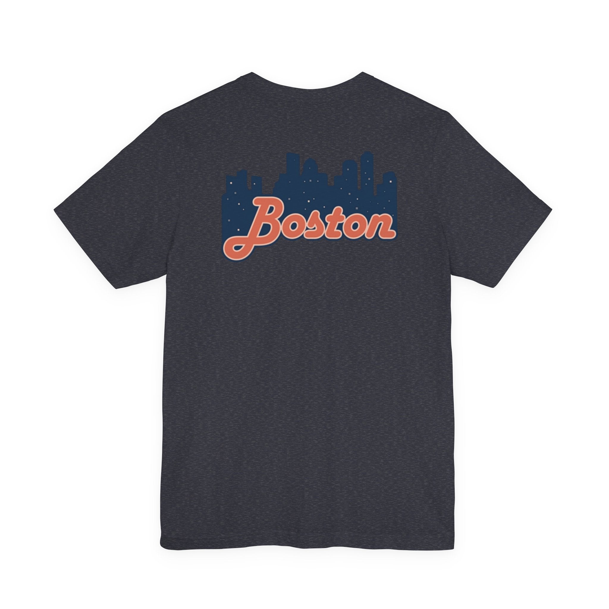 Boston Skyline Tee — Vintage Script City Skyline T-Shirt