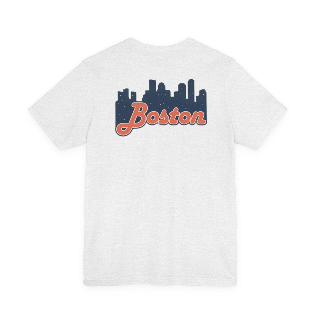 Boston Skyline Tee — Vintage Script City Skyline T-Shirt