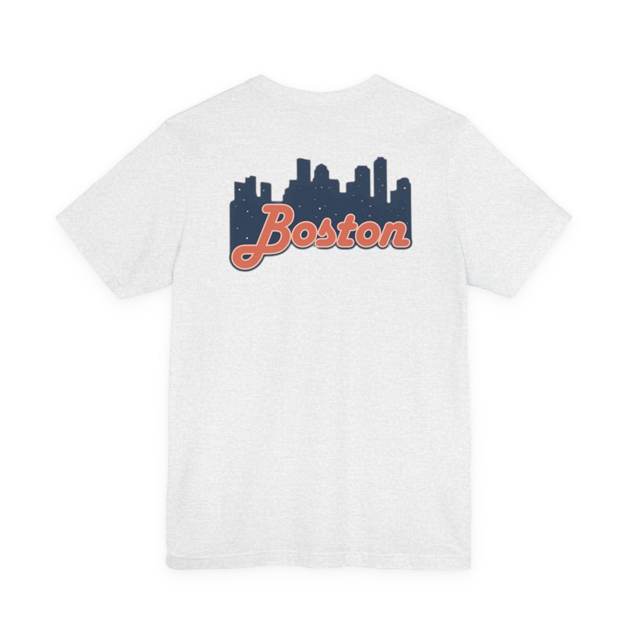 Boston Skyline Tee — Vintage Script City Skyline T-Shirt