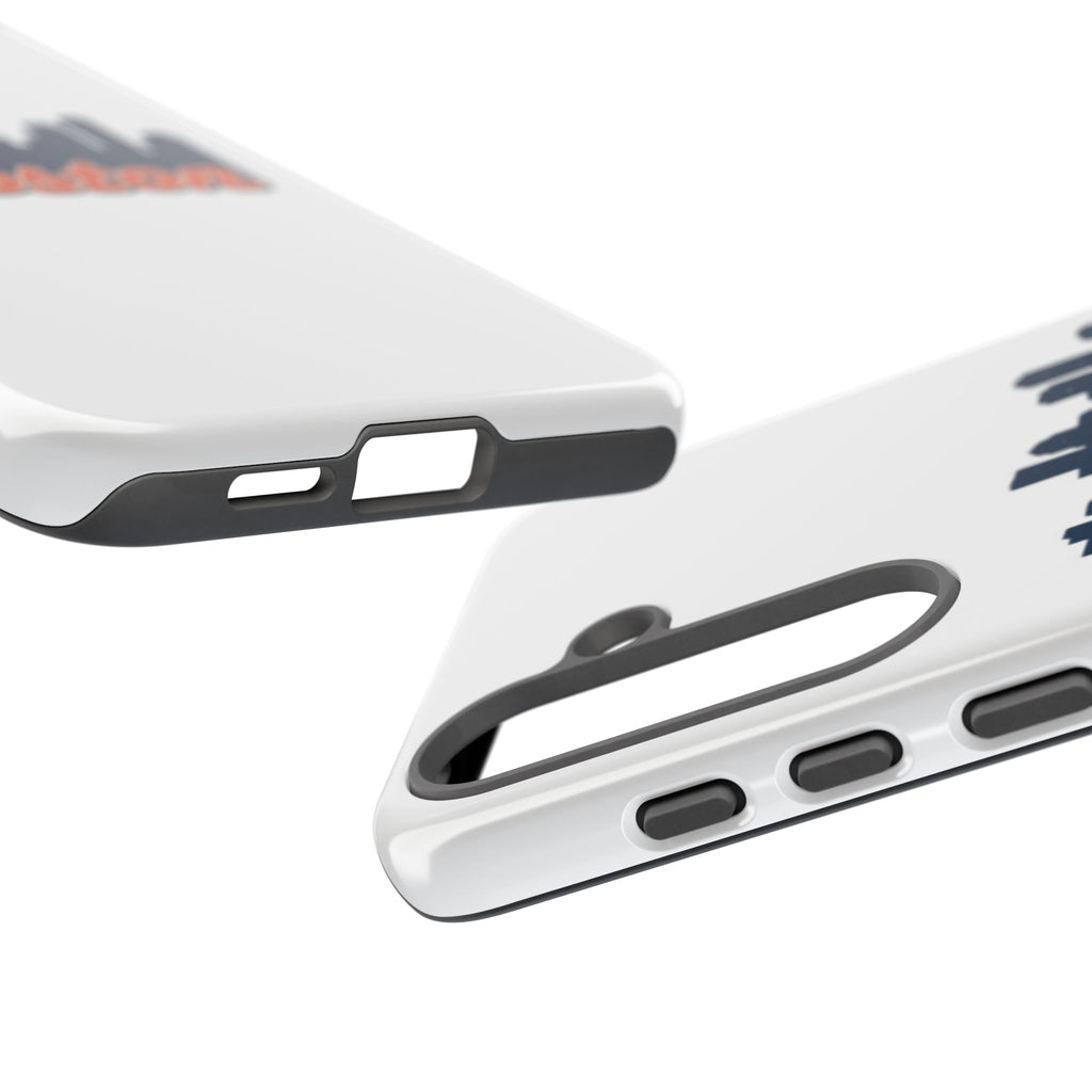 Boston Skyline Tough Phone Case — Vintage Script City Silhouette