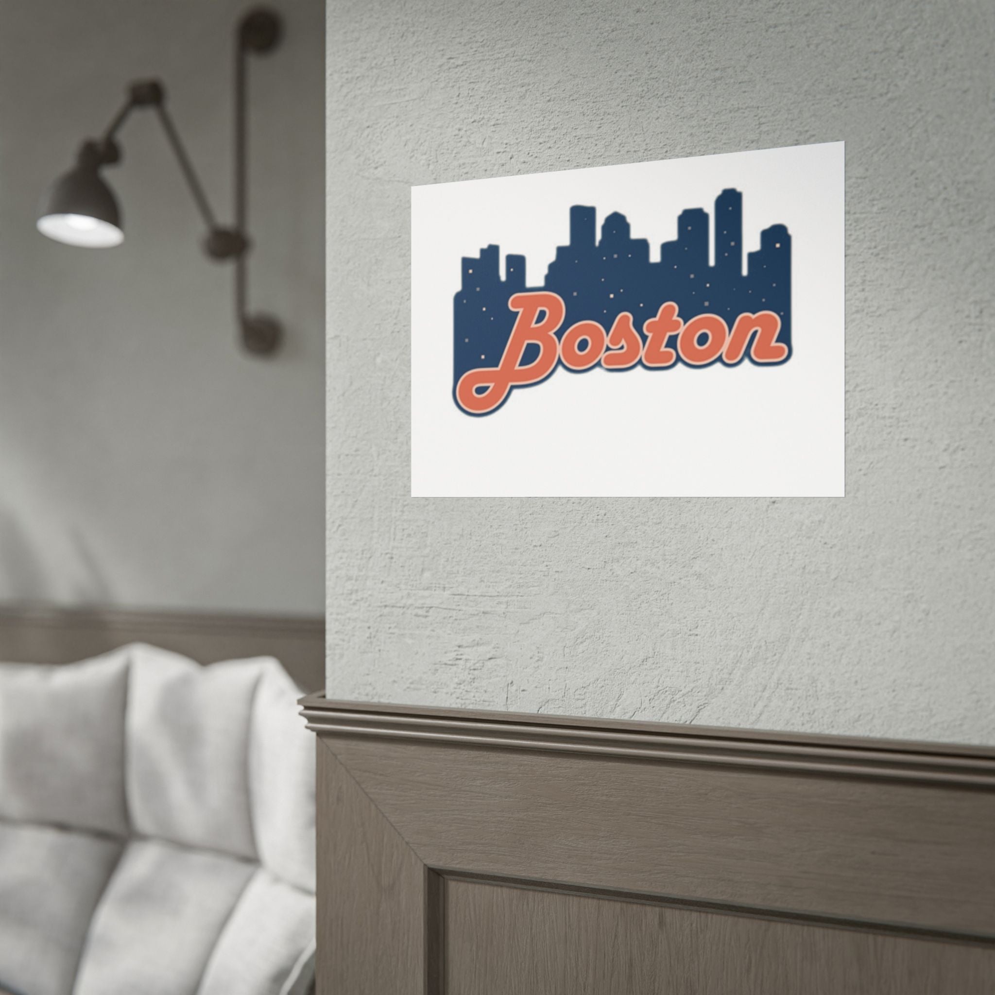 Boston Forever Rolled Poster — City Pride Wall Art