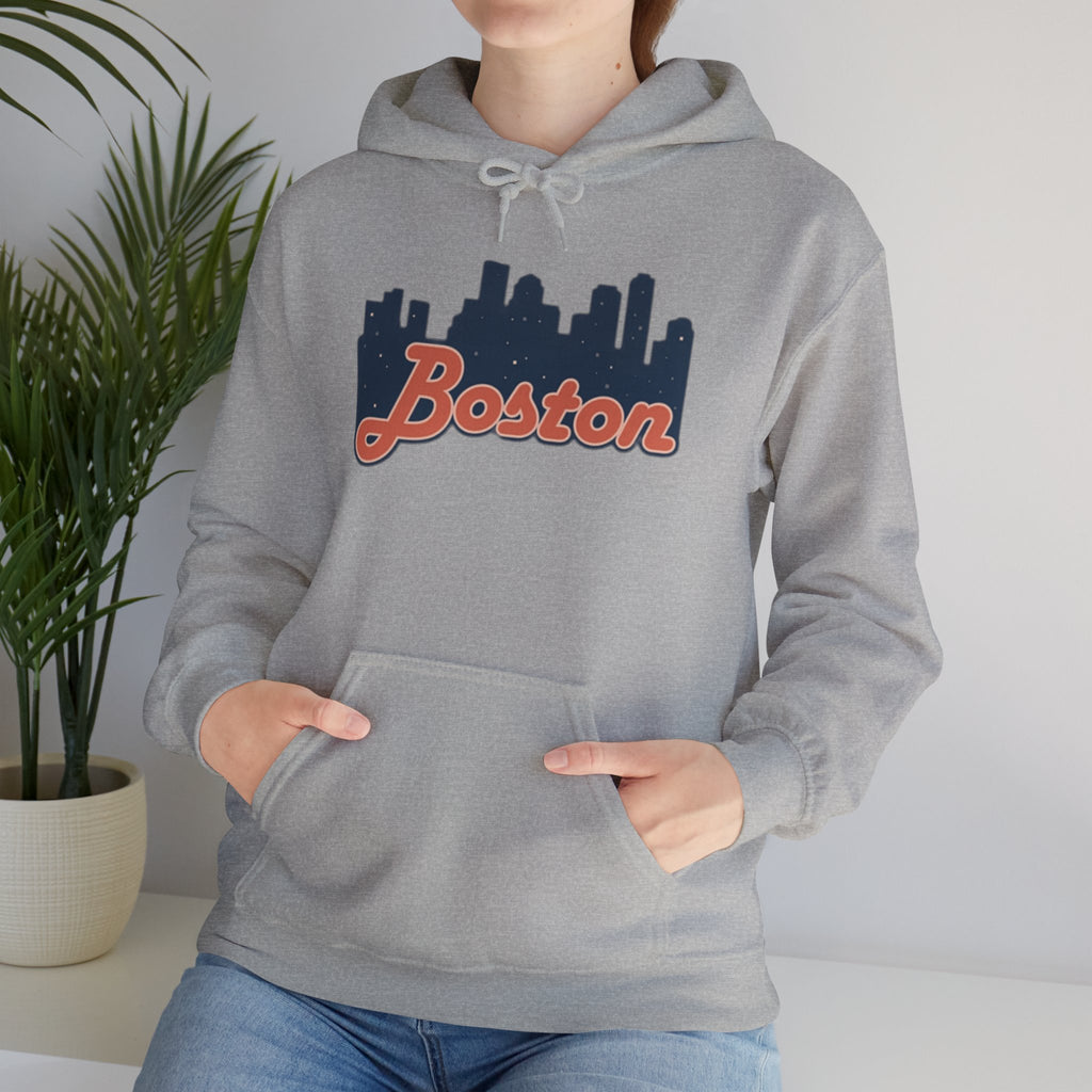 Boston Forever Hoodie — Boston Logo Hooded Sweatshirt