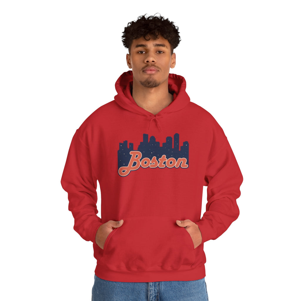 Boston Forever Hoodie — Boston Logo Hooded Sweatshirt