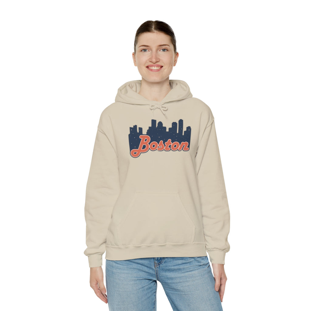 Boston Forever Hoodie — Boston Logo Hooded Sweatshirt