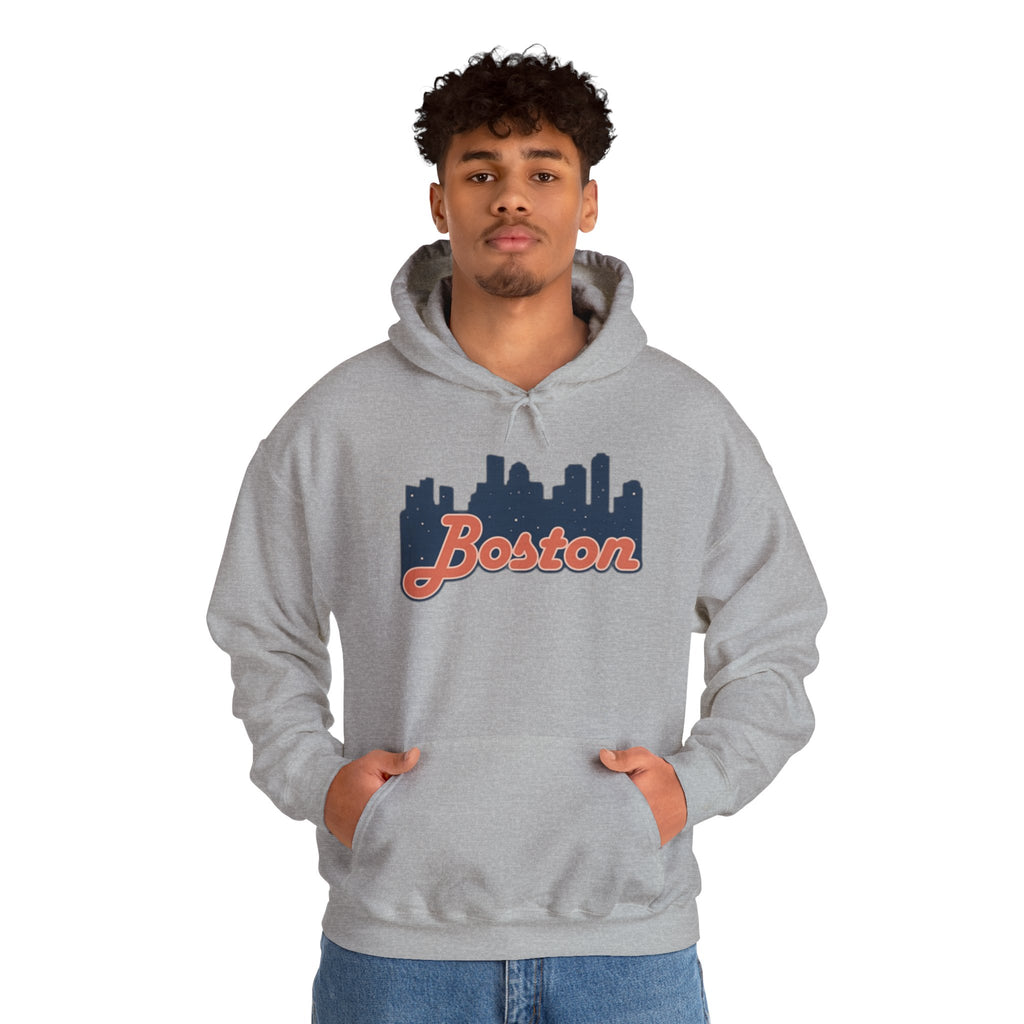 Boston Forever Hoodie — Boston Logo Hooded Sweatshirt