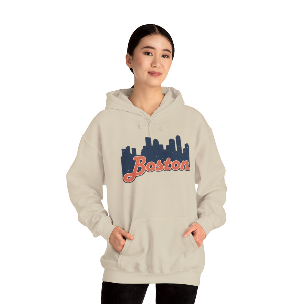 Boston Forever Hoodie — Boston Logo Hooded Sweatshirt