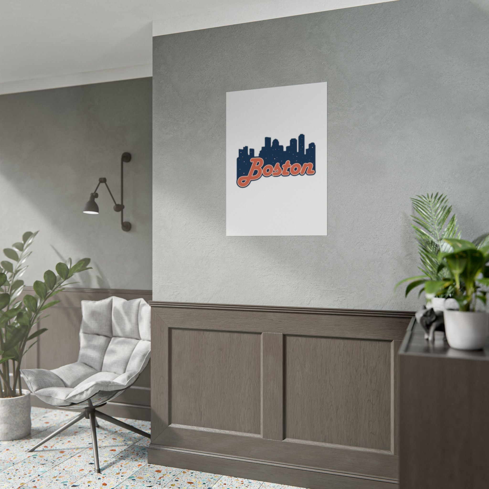 Boston Forever Rolled Poster — City Pride Wall Art