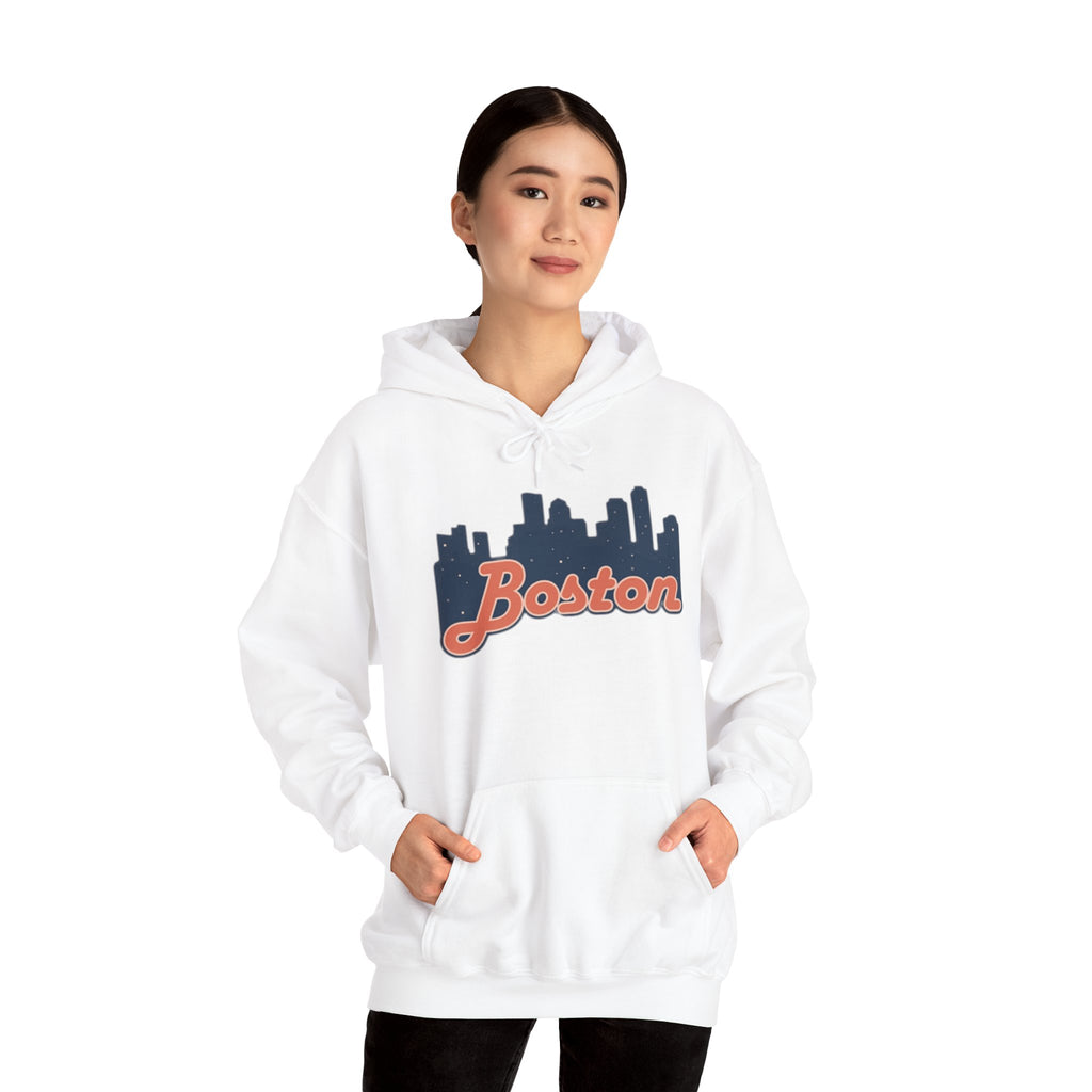 Boston Forever Hoodie — Boston Logo Hooded Sweatshirt
