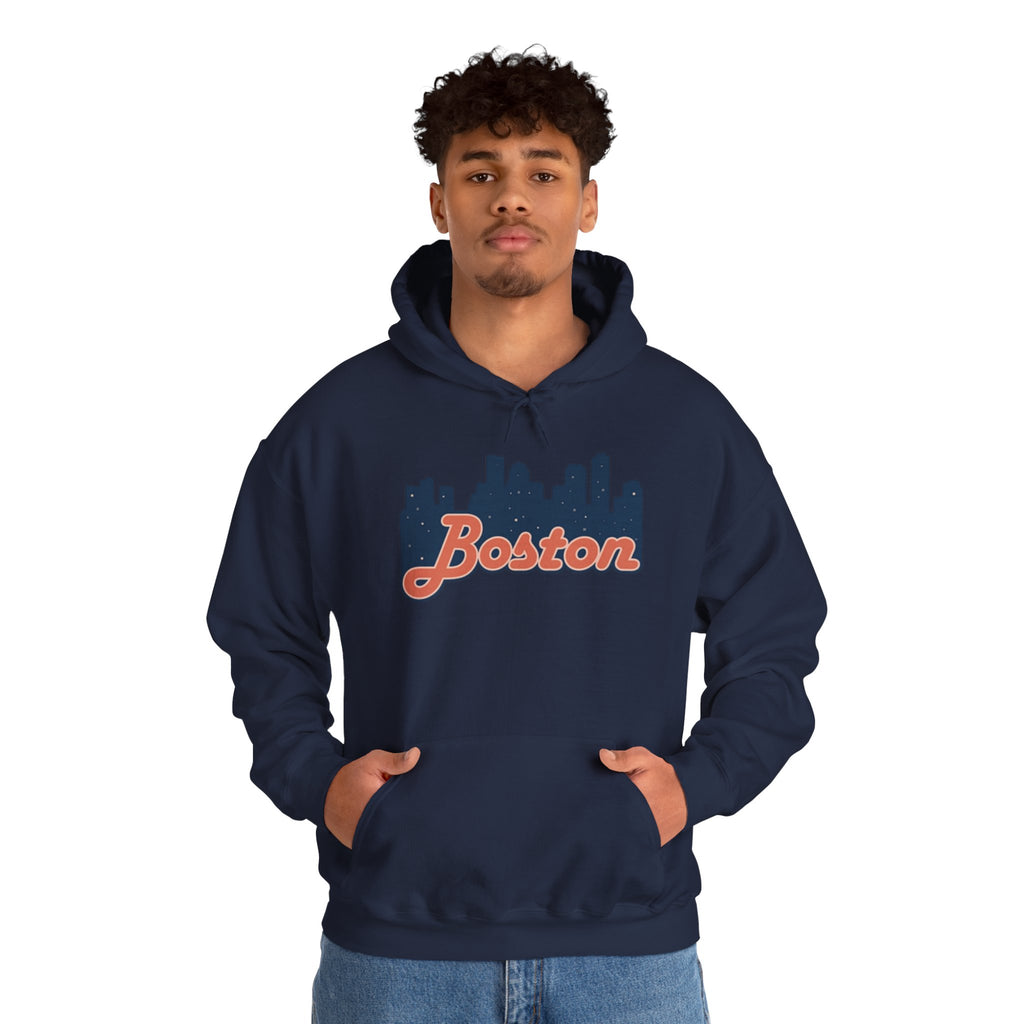 Boston Forever Hoodie — Boston Logo Hooded Sweatshirt