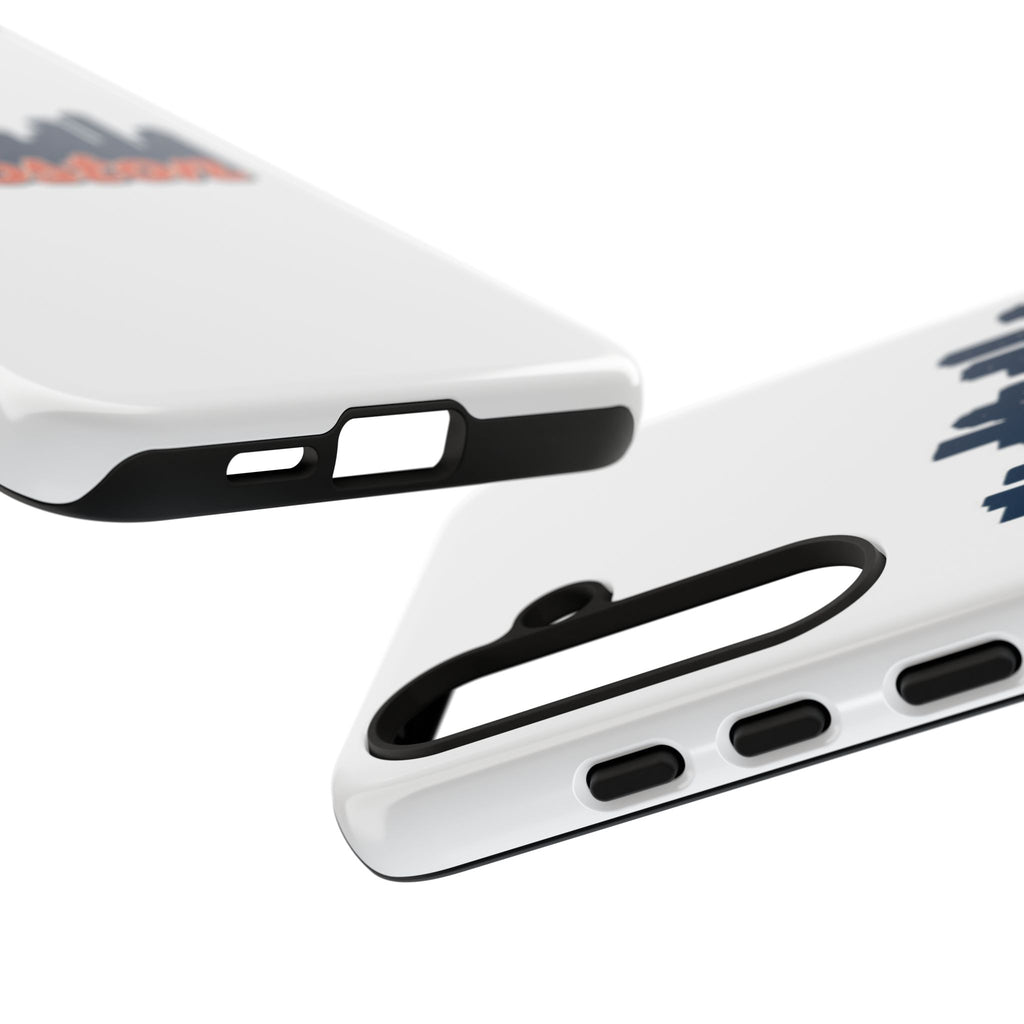 Boston Skyline Tough Phone Case — Vintage Script City Silhouette