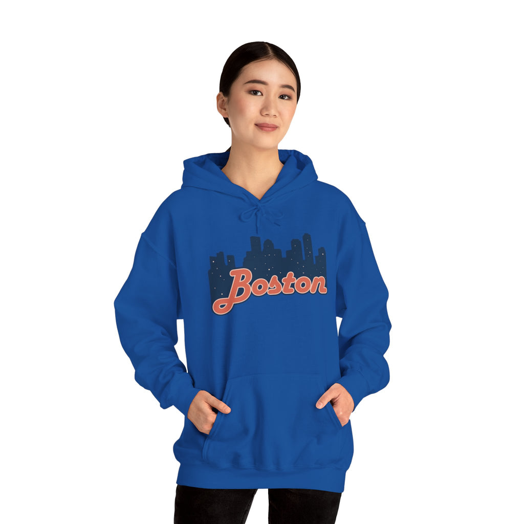 Boston Forever Hoodie — Boston Logo Hooded Sweatshirt