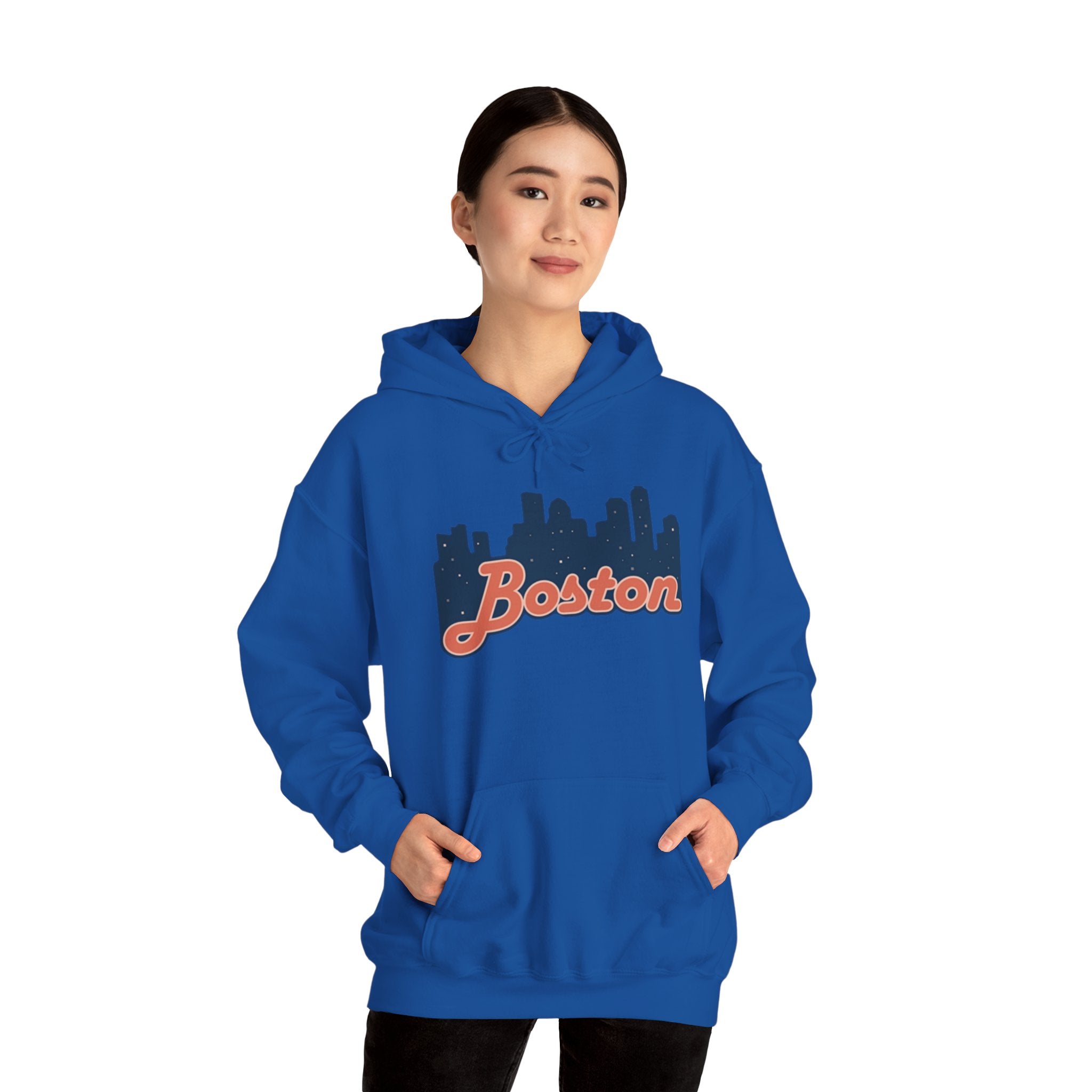 Boston Forever Hoodie — Boston Logo Hooded Sweatshirt