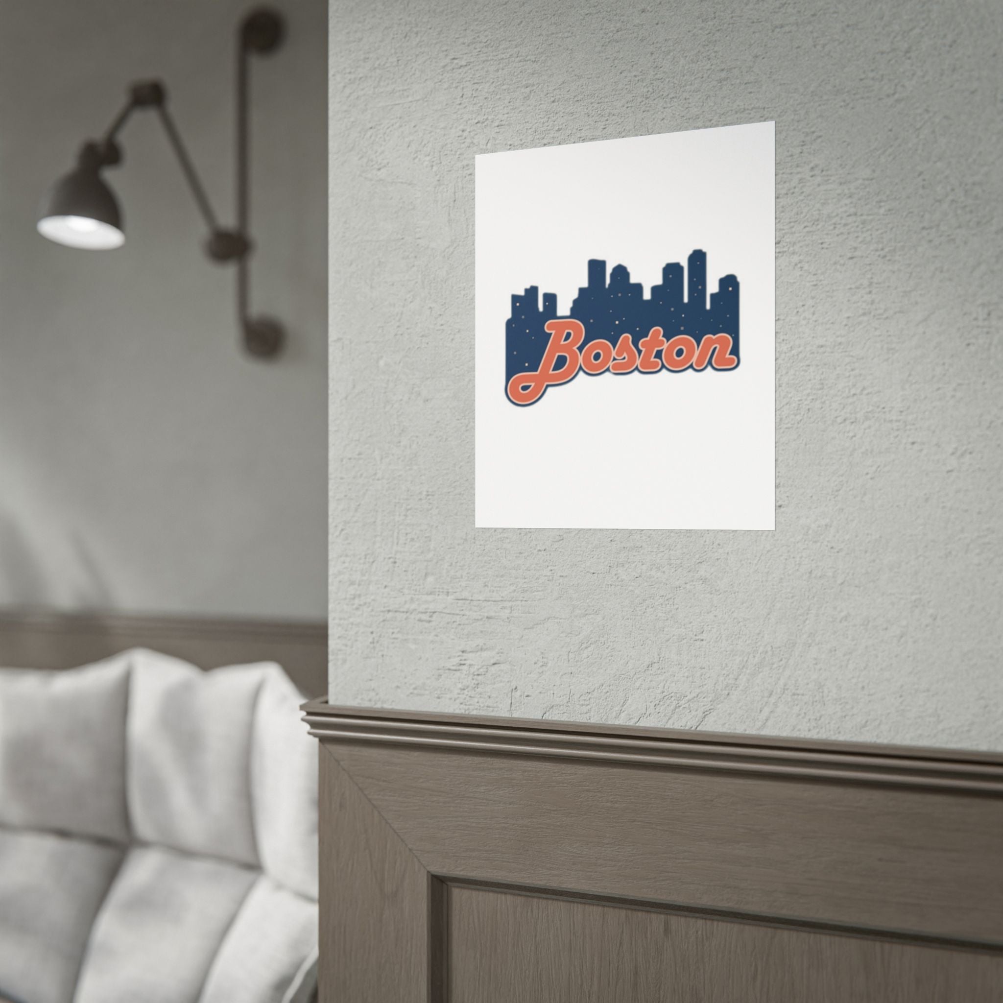 Boston Forever Rolled Poster — City Pride Wall Art