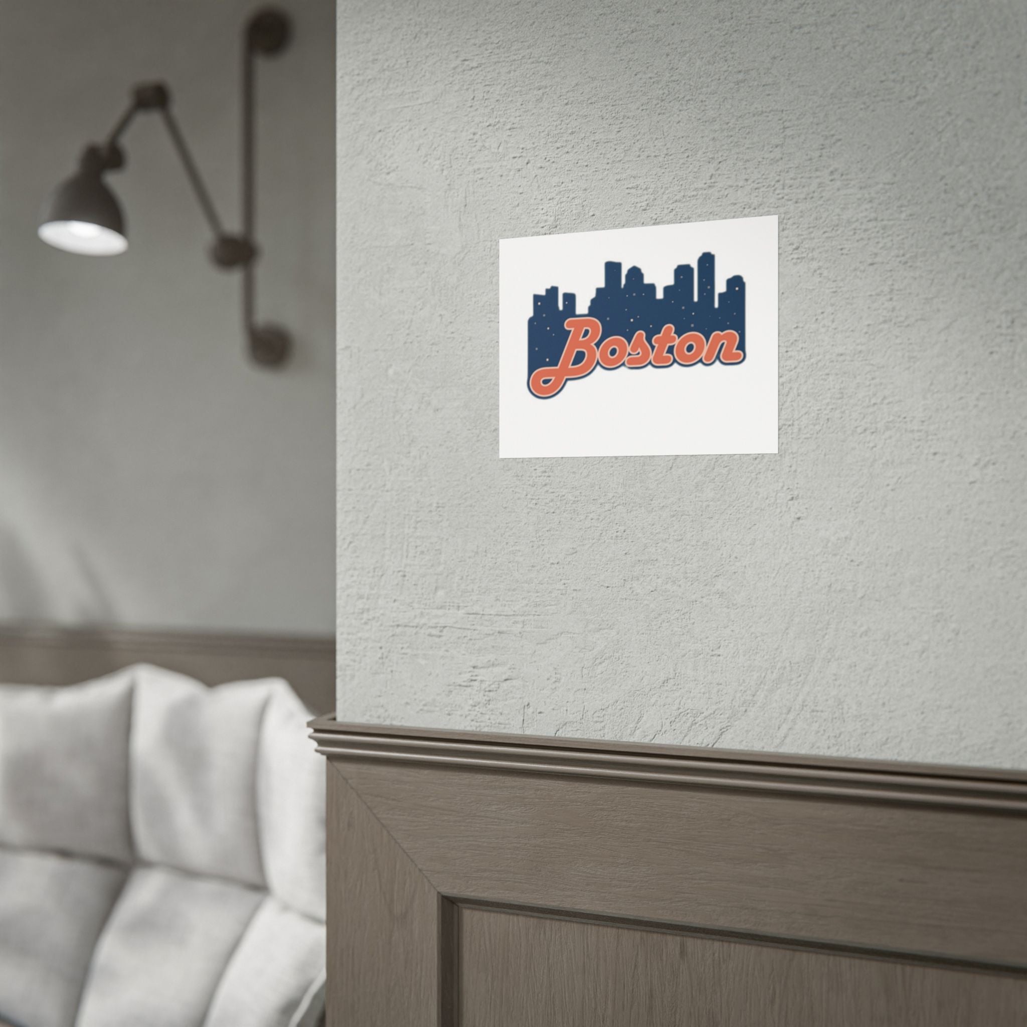 Boston Forever Rolled Poster — City Pride Wall Art