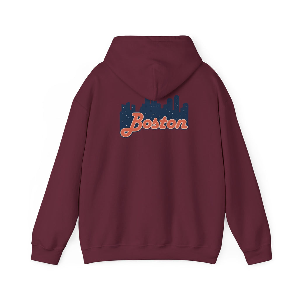 Boston Forever Hoodie — Boston Logo Hooded Sweatshirt