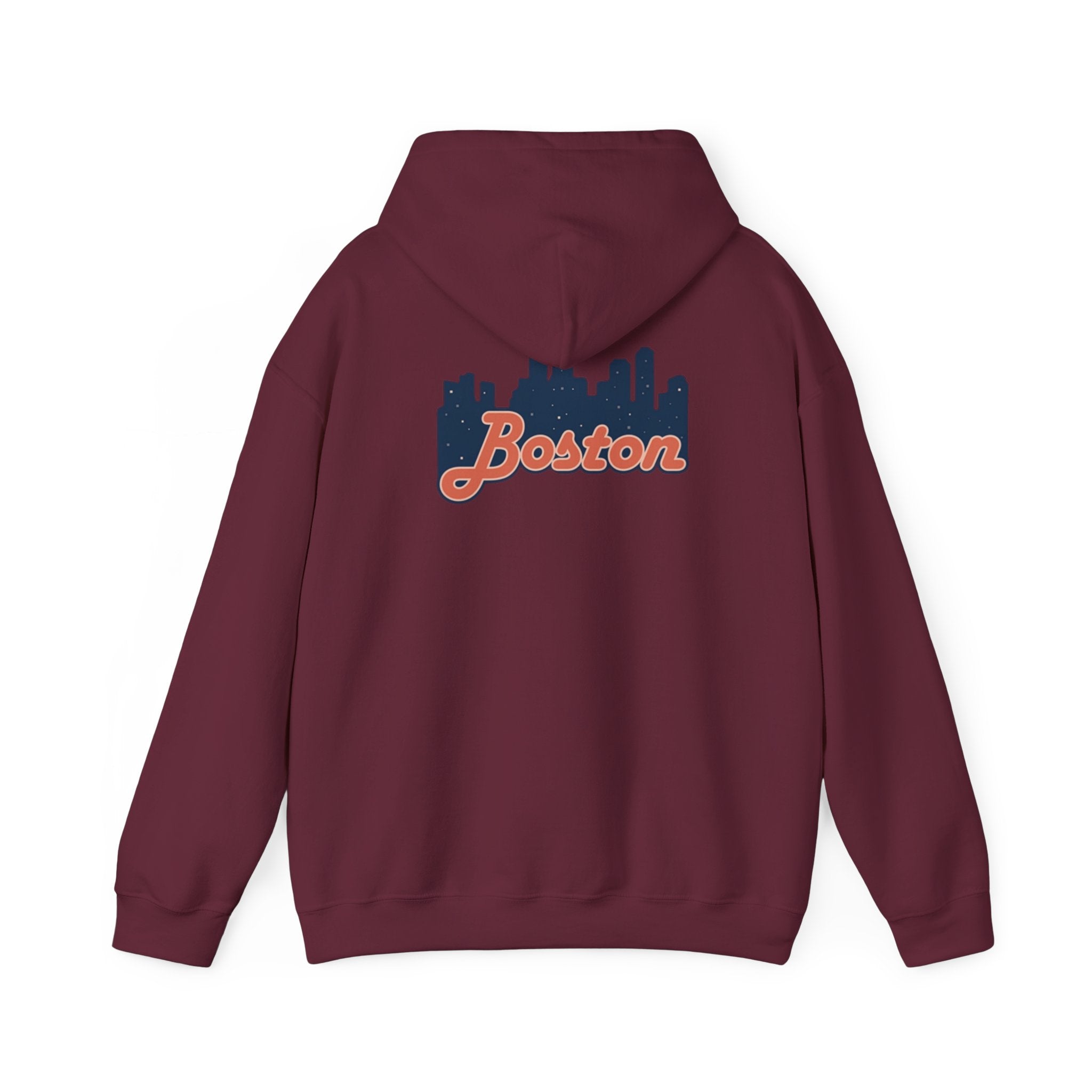 Boston Forever Hoodie — Boston Logo Hooded Sweatshirt
