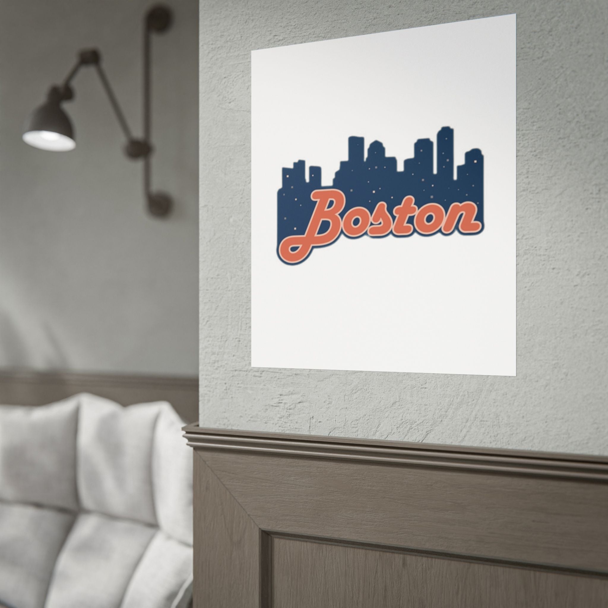 Boston Forever Rolled Poster — City Pride Wall Art