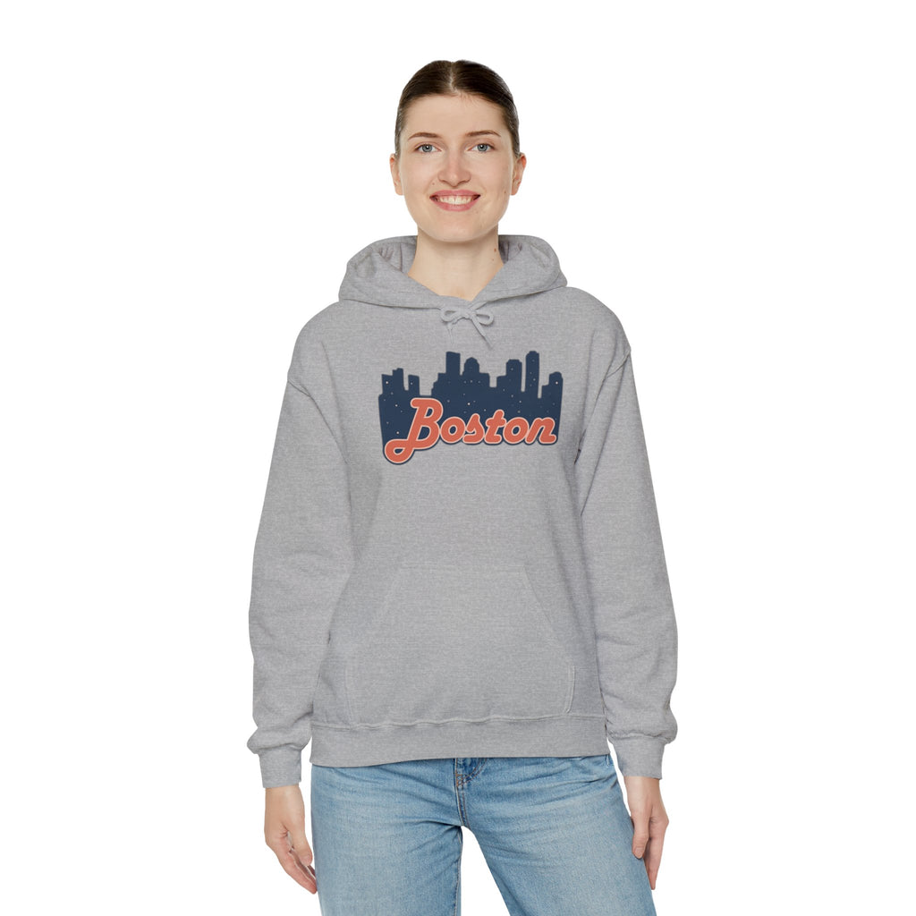 Boston Forever Hoodie — Boston Logo Hooded Sweatshirt