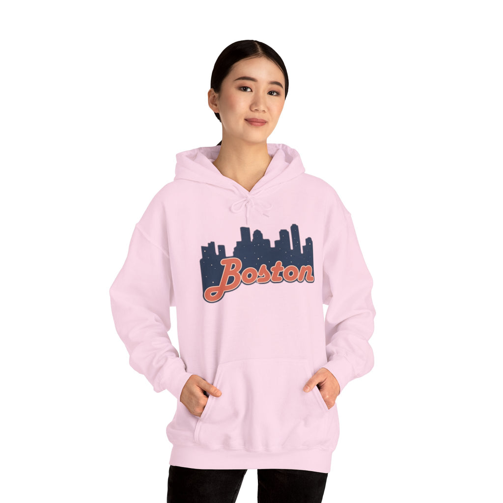 Boston Forever Hoodie — Boston Logo Hooded Sweatshirt