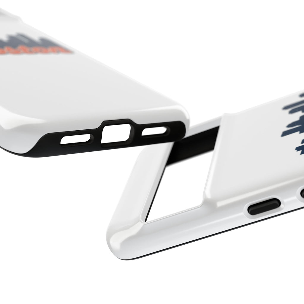 Boston Skyline Tough Phone Case — Vintage Script City Silhouette