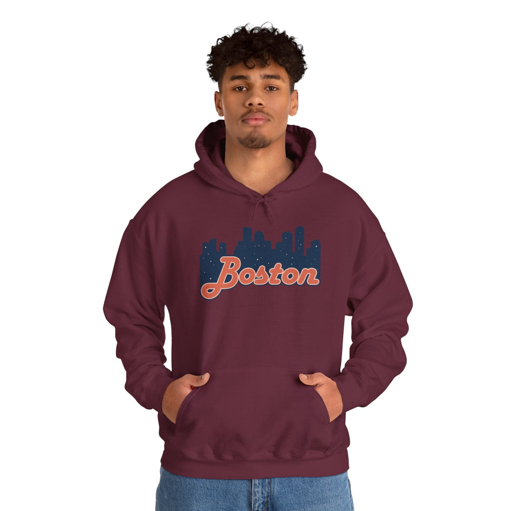 Boston Forever Hoodie — Boston Logo Hooded Sweatshirt