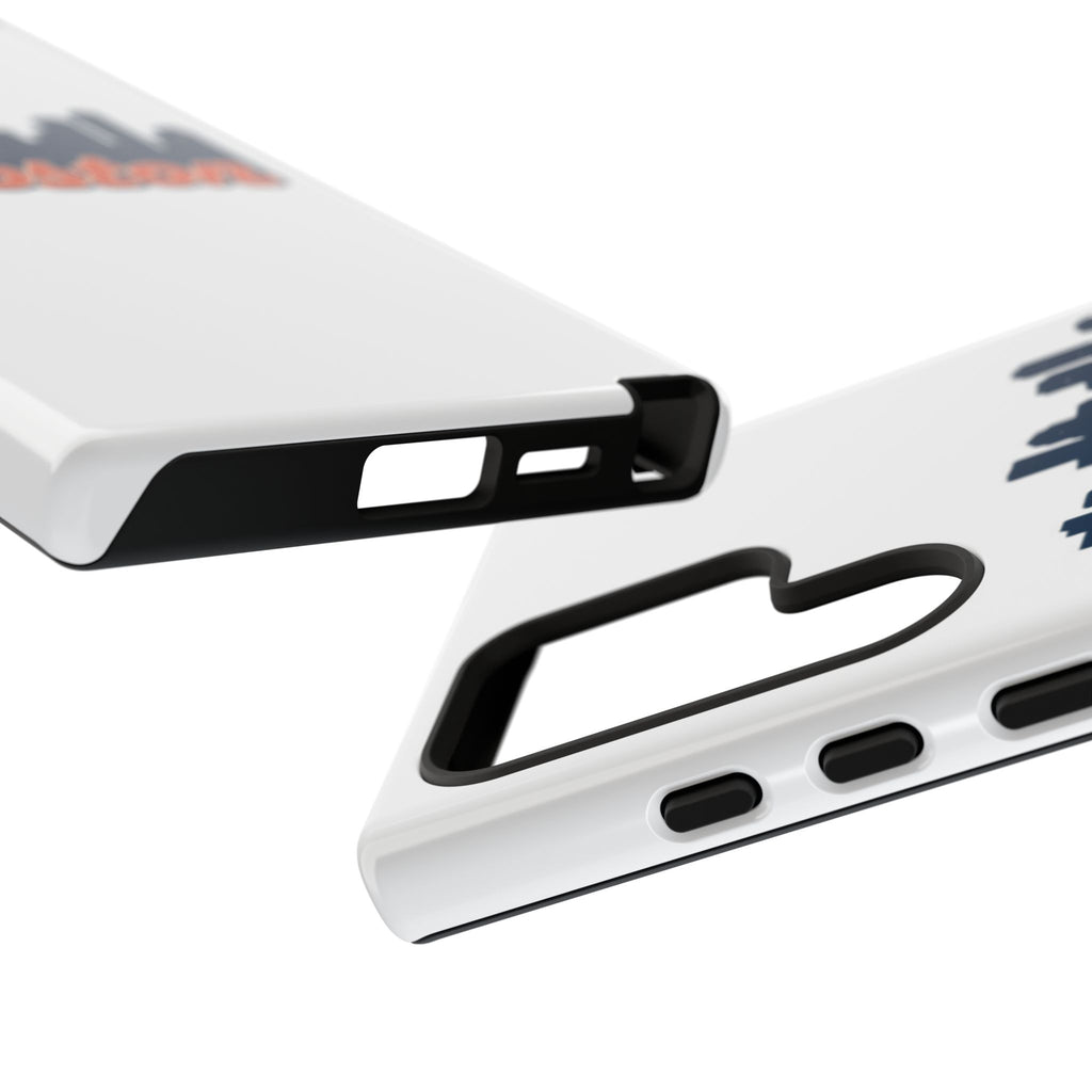 Boston Skyline Tough Phone Case — Vintage Script City Silhouette