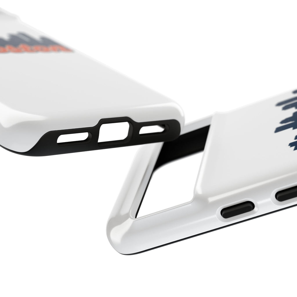 Boston Skyline Tough Phone Case — Vintage Script City Silhouette