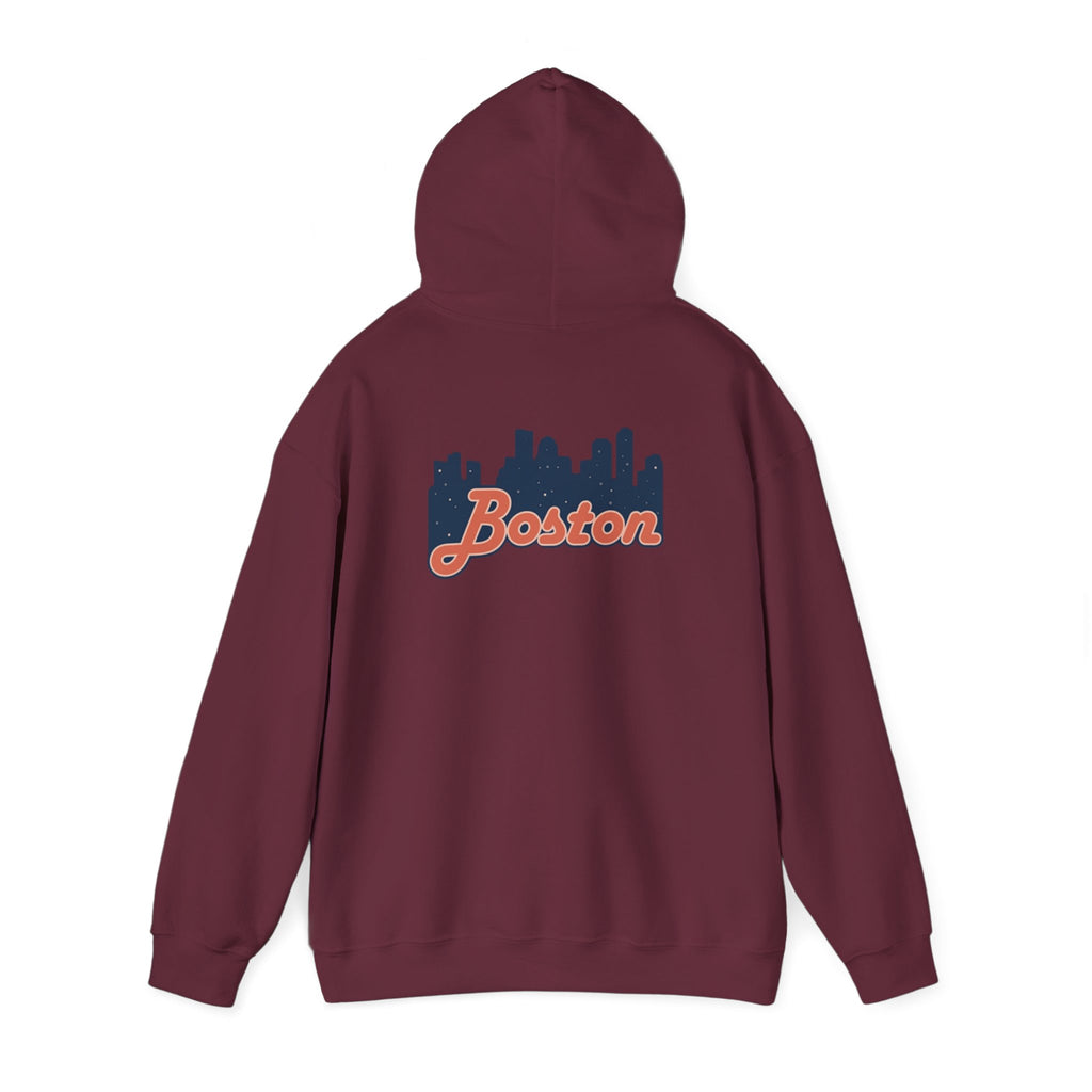Boston Forever Hoodie — Boston Logo Hooded Sweatshirt